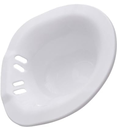 HONITANO Sitzbad Kunststoff Faltbar Mit Kurvendesign Geruchsneutral Für Toilettensitz Wochenbettpflege Schwangere Senioren