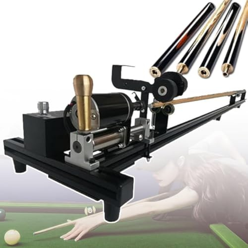 7-in-1 Pool-Queue-Reparatur-Werkzeug-Set, professionelle Queue-Spitzen-Schleif-, Polier- und Glättmaschine für Snooker, Billard, Pool-Queues
