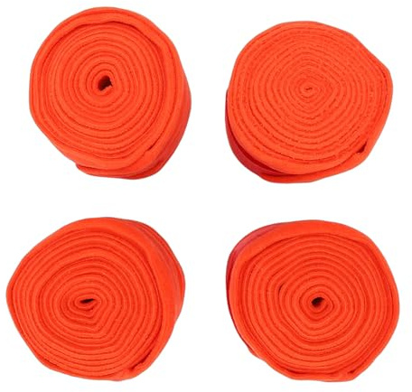 Tnfeeon Fasce per per Cavalli Bende di Protezione per Le Gambe Morbide e Confortevoli per Competizioni di Allenamento Equestre USA Fasce per Cavalli 4 Pezzi per in Pile per (Rosso)