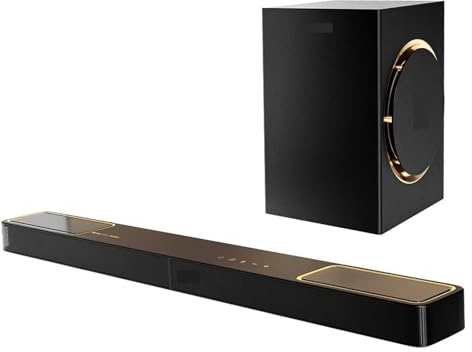 QAXRZCUCD Sound Bar With Dolby Atmos Surround System For TV With 6.5 Inch Subwoofer Hom Theater Bluetooth Speakers Cinema-Like Experience
