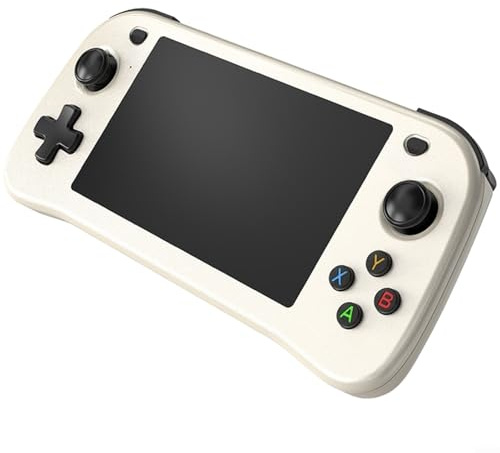 Advokingtap Console di gioco portatile retrò SF3100 con oltre 20000 giochi retrò integrati display IPS da 4,5 pollici e batteria da 5 a 7 ore (bianco)