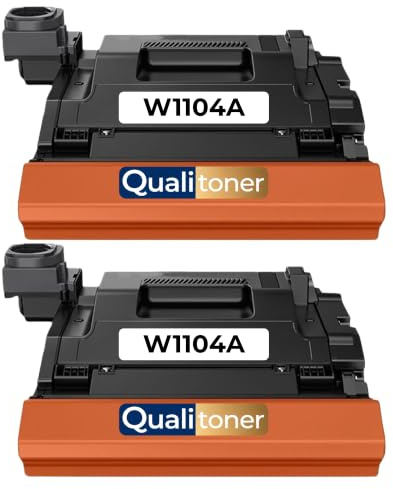W1104A 104A Lot de 2 Tambours Image compatibles pour HP Neverstop Laser 1000a 1000n 1000w MFP 1200a 1200n 1200nw 1200w Noir Haute capacité rendement 2x20000 Pages Remplacement fiable