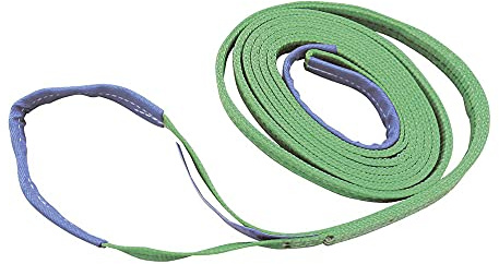 KERBL works Hebeband, Hebegurt, grün, 2m, 2t/4t, DIN EN 1492-1 | PES, Tragfähigkeit 4 t direkt und 8 t umgelegt, GS-geprüft für Bau, Transport und Landwirtschaft, Hebsschlinge