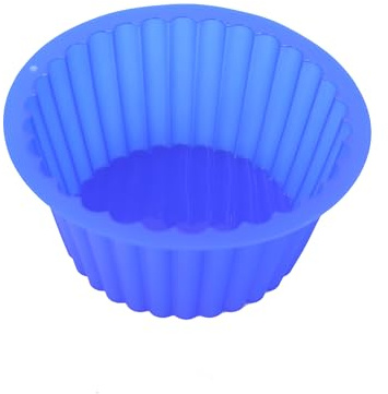 X-Haibei Giant Cupcake Pan Round Chocolate Cake Bread Bakeware Silicone Mold Top Dia. 7.8inch,Bottom 5.3inch, Height 3.5 inch