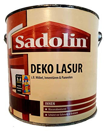 Sadolin Deko Lasur , Farbton kiefer / 375 ml / schützt Holz vor Schmutz u. Kratzern / Wasserabweisend /
