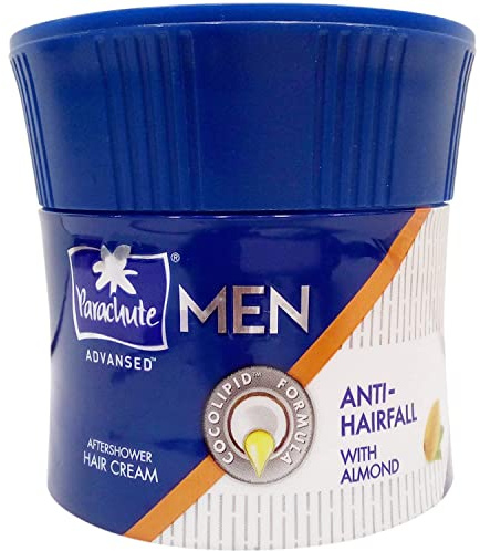 Parachute Advanced Men Hair Cream - Anti Hairfall with Almond, 100g Box (Ship from India)