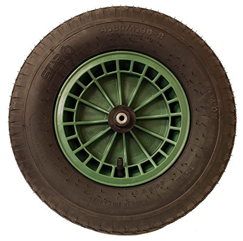 FORT Spare Wheel Rancher TK100 Green Wheelbarrow