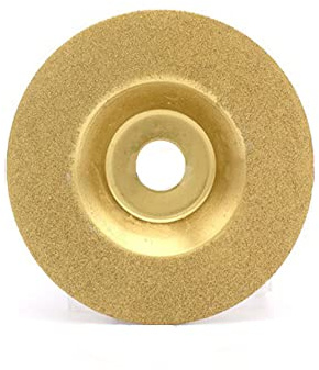 SagaSave 100mm Diamond Cutting Disc, Gold, For Angle Grinder, Wet & Dry Cutting Blade for Stone, Concrete, Brick, Granite