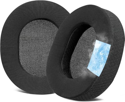 SOULWIT Cooling Gel Earpads Replacement for SteelSeries Arctis 1/3/5/Arctis 7/7+/7P/7P+/7X/7X+/9/9X/Pro/Prime(Do Not Fit Any Arctis Nova) Headset, Ear Pads Cushions with High-Density Foam - Black