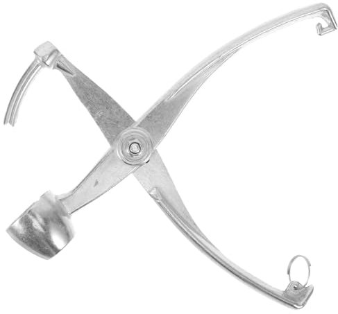 MUCKLILY Snocciolatore per Ciliegie e Olive in Metallo, Pinza per Rimozione del Nucleo Riutilizzabile, Strumento Portatile per Uso Domestico e Professionale