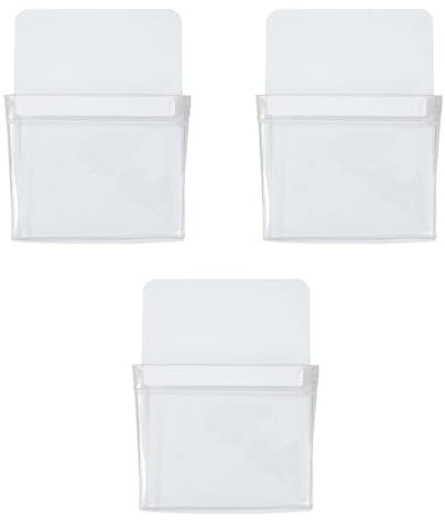 Xafrstyu Magnetischer Stiftehalter, 3/6 Stück Magnetisch Zeitungshalter Wand, Marker Organizer Whiteboard Magnetische Stift Halterung für Schule Büro Zuhause Kühlschrank (3)