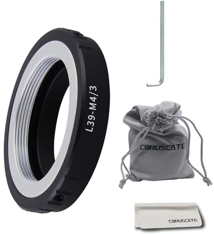 L39-M4/3 Objektivadapter, kompatibel mit LM M39 L39 LTM 39 mm Objektiv auf Micro Four Thirds (M4/3 MFT) Mount Kameras: EPL7, EPL6, EPL5, EPL3, EPM1, EP2, EPL2, GX85, GX80, GX9, GX8, GX7, BGH1, GF1,