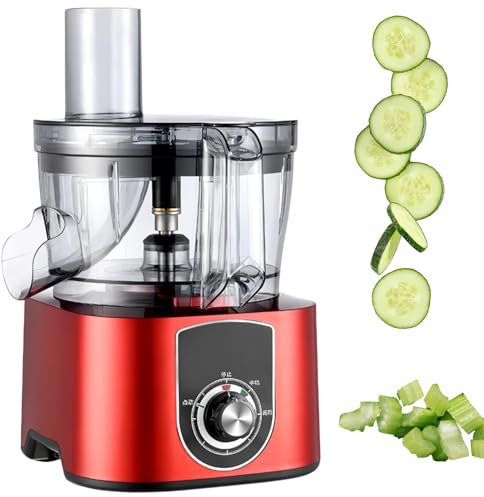 LFfwynog Picadora de Alimentos Multifuncional 8 en 1, rebanadora de Verduras para Cocina, Verduras, Cebolla, ajo, Ensalada, Comida para bebés, Frutas, nueces