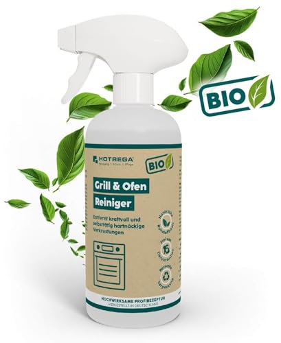 HOTREGA BIO Grill- und Ofen-Reiniger 500ml Bioreiniger, Grillreiniger, Grillrost Reiniger, Backofenreiniger, Topfreiniger, Mikrowellenreiniger