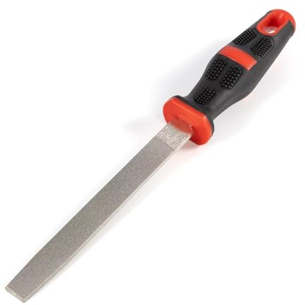 Karl Dahm® Diamant-Flachfeile K150, Art.-Nr. 12306 – Präzision für Fliesen, Glas & Naturstein mit ergonomischem Softgriff und langlebiger Diamantkörnung