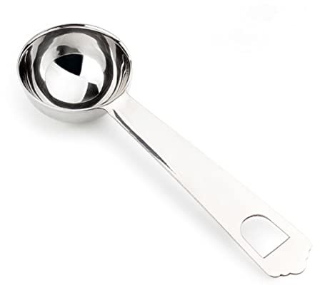 Cabilock 2piezas Cucharas Medidoras De Acero Inoxidable Café y Frutas De Herramienta Práctica Para Servir y Medir Con Mango Ergonómico Para Ensaladas y Snacks Saludables