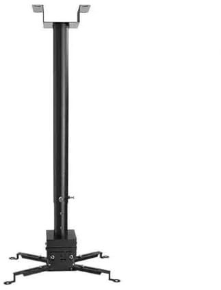 ZKALQECNF Projector Mount Stand Multi-function Hanger Projector Universal Installation Ceiling Extension Adjustable Telescopic Fixed Hanging Projector Bracket Projector Ceiling Mount(Black)