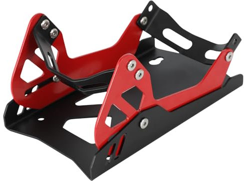 JFG RACING Motorcycle Wheel Chock Stand,Wheel Chock Locking Stand System Fixing Tyre Holder Support for Storing and Transporting Motorbike