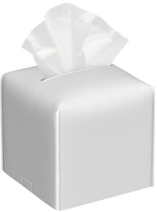 Ginfult Scatola decorativa per fazzoletti, universo, spazio, razzi, stelle, pianeti, impermeabile, in pelle, quadrata, porta fazzoletti per il viso, contenitore per cubo di carta per auto, bagno