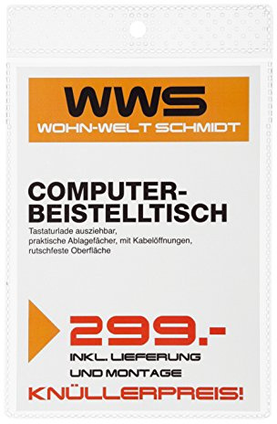 Durable Etiketten-Schutzhüllen A6 Packung, 100 Stück, transparent, 229719 | Etikettenhalter, Etikettenschutzfilm mit mittig geschweißtem Aufhängeloch, Hochformat, dokumentenecht, Made in Germany