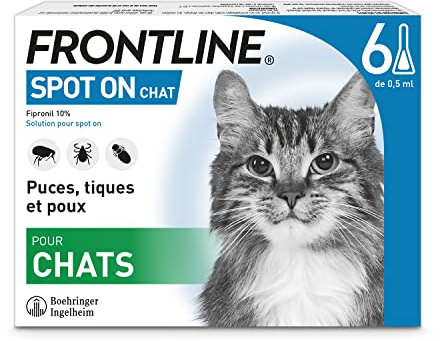 Frontline Spot-On Chat 6 Pipettes