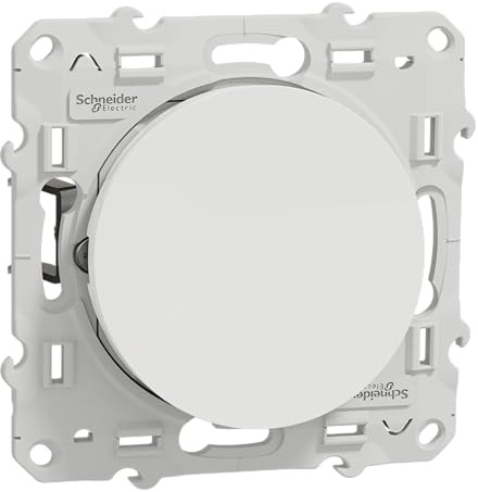 Schneider Electric - Odace, va-et-vient Blanc, 10 A à griffes - S525204