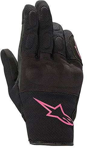 Alpinestars Guantes de Moto Stella S MAX Drystar Guantes Negro Fucsia, Negro/Fucsia, M