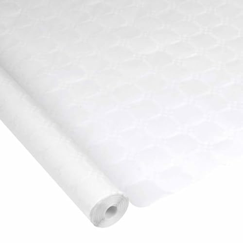 Paris Prix Nappe Papier Damassée 1,18x50m Blanc