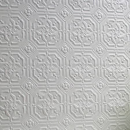 K&L Wall Art Anaglypta Tapeten mit 3D Struktur | Art Deco Strukturtapete mit Tiefeneffekt | Vintage Barocktapete |überstreichbare Vliestapete mit Prägung (Derby, weiß)