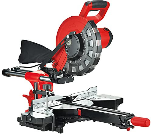 Valex Troncatrice Radiale TRL256L, 2 Tavoli Laterali Estendibili, 2000W, Lama D.255mm, 0-45°