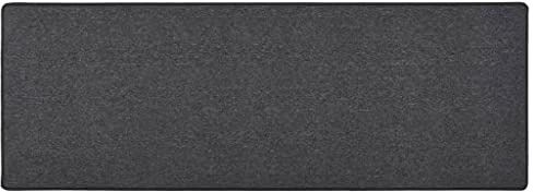 vidaXL Teppichläufer Teppich Läufer Flurteppich Küchenläufer Küchenmatte Wohnzimmerteppich Küche Flur Schlafzimmer Anthrazit 80x250cm Nadelvlies