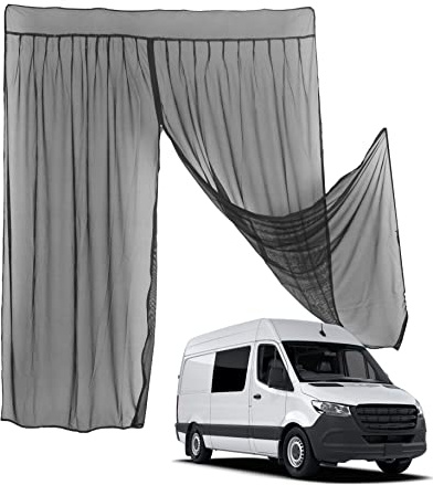 mucol Sliding Door Van Bug Screen for Sprinter Camper and Other Campervans