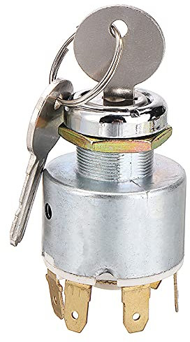 For DC 12V 2 Schlüssel Universal Zündschloss Auto Boot Motorrad Klassische Kit Zündschloss Elektrische Türschloss Schlüsselschalter Zubehör aktualisieren