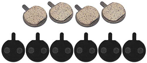 Lwuey 5 Paires Plaquettes De Frein De Vélo,Plaquettes de Frein à Disque Semi Métalliques Universelles Faible Bruit Freinage Stable pour Scooters Électriques et Vélos VTT