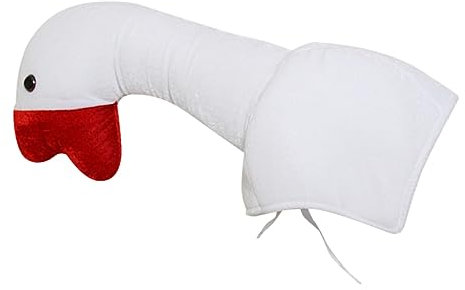 Toyvian Weiße Gänsemütze Plüsch Hut Cosplay Tiermütze Party Foto Requisite Cartoon Lustige Hut Kreative Accessoires