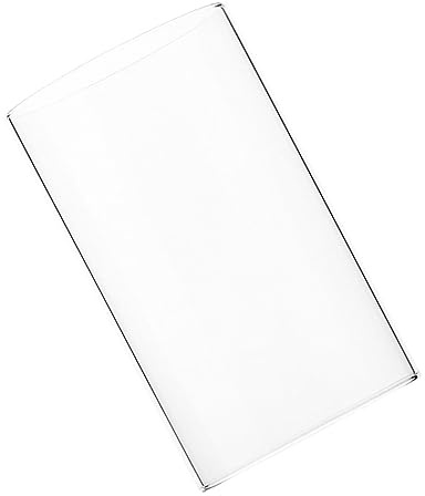 DECHOUS Support De Bougie Verre Transparent Tube Cylindrique Ouvert Borosilicate Pour Bougies Accessoire Élégant De Décoration Intérieure Et Extérieure Hauteur