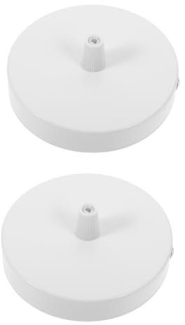Uonlytech 2pièces Plaque De Plafond Vintage Pour Suspension De Luminaire Accessoire Pour Lampes à Baldaquin Design Minimaliste Et Résistant