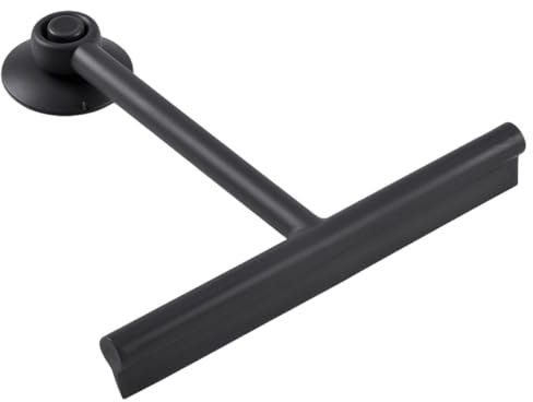 Raclette de douche pour portes de douche | Grattoir à vitres pour douche avec embout en TPE souple – Essuie-glace miroir, raclette de salle de bain pour douche, raclette polyvalente à ventouse et pour