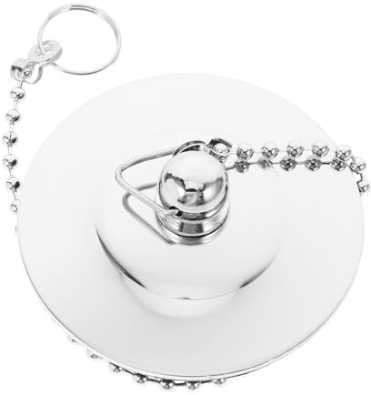 VOSAREA per da Bagno con Tappi in Gomma per Scarico Accessori per Antintasamento Facile da Rimuovere