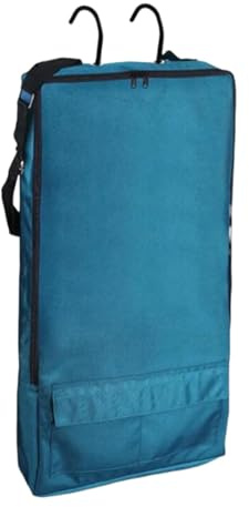 Vaveren Bridle Bag Bridle/Halter Bag Harness Storage Bag with 3 Prong Tack Rack Horse Tack Carry Bag for Bits Harness Halters Bridles, Blue