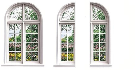 3D Wall Stickers Realistic 3D Window View Scenery Wall Sticker Removable Fake Window Wall Stickers Landscape Wall Stickers Murals for Home Decor of Bathroom Living Room Bedroom (B)