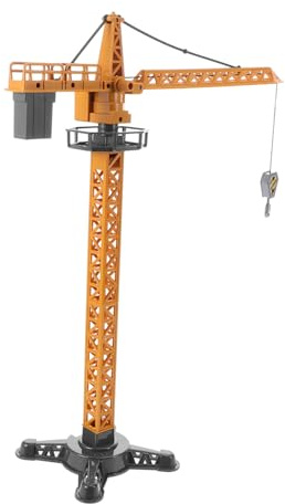 SEWOART Diecast Crane Miniature Construction Truck Model for Realistic Tower Crane Experience Fun Educational Engineering Play Accessory for Boys