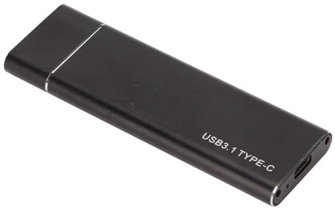 TARSHYRY Caja M.2 NVMe a USB3.1 de Alta Velocidad de 10 Gbps para SSD 2230/2242/2260/2280, Caja de Disco Duro Externo Portátil