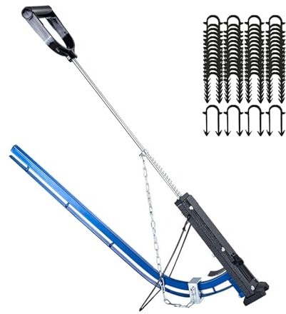 Underfloor Heating Pipe Clip Tacker Gun - Easy Installation, Compatible with 20mm Clips for Efficient Floor Warming Systems