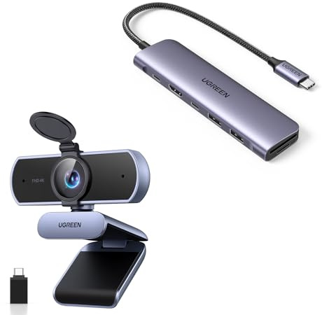 UGREEN Hub USB C 7 en 1 avec Webcam 4K 30FPS Caméra USB PC