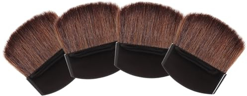 Ciieeo 4 Pinceles para Maquillaje de Polvos y Rubor, Brochas Pequeñas Mango Ergonómico, para Mujeres Que Buscan Precisión Aplicación