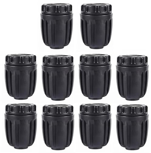 10 Pezzi Tappi per Irrigazione a Goccia 16mm, Raccordi per Tubo Irrigazione 1/2 Pollice, Tappi Finali per Ala Gocciolante e Tubi Irrigazione, Connettori a Innesto per Giardino e Orto