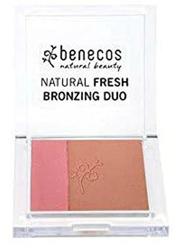 Benecos - natural beauty 92584 - Natural Cosmetics - Fresh Bronzing Duo - pressato - abbronzer 2in1 - vegan - ibiza nights