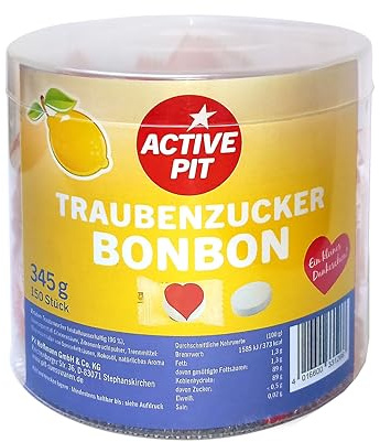 Active Pit Herz Traubenzucker 1 Pack (340 g)