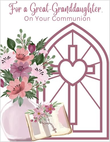 Greeting Card For a Great-Granddaughter On Your Communion May God Bless You On This Holy Day